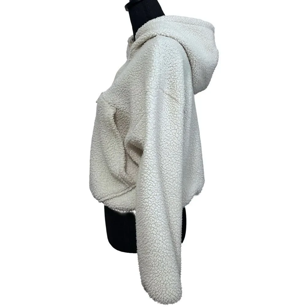 GAP KIDS Girl’s Sherpa Hoodie- Birch, SZ XXL‎ (14/16)